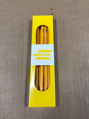 Vintage Eagle Arcadia 167-2.5 Writing Pencils, Partial Box Of 9 Pencils