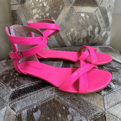 Rebecca Minkoff Hot Pink Barbie Sandals | Size 7.5