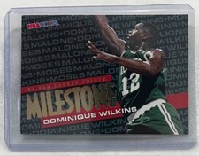 Dominique Wilkins 1995 NBA Hoops Milestone Basketball card #217 Celtics