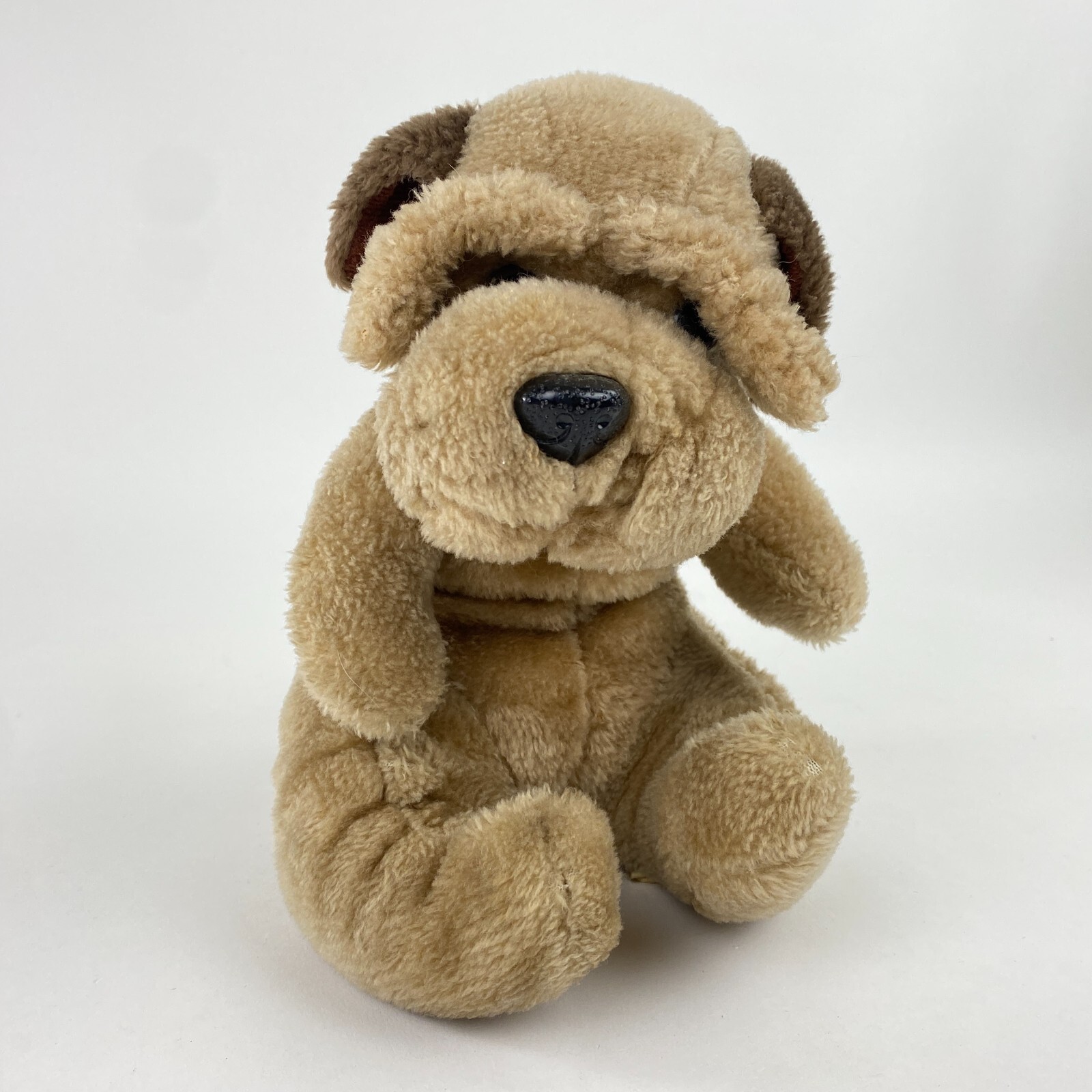 Vintage 1986 Hush Puppy Raffoler Dog Plush Stuffed Animal Toy Wrinkles