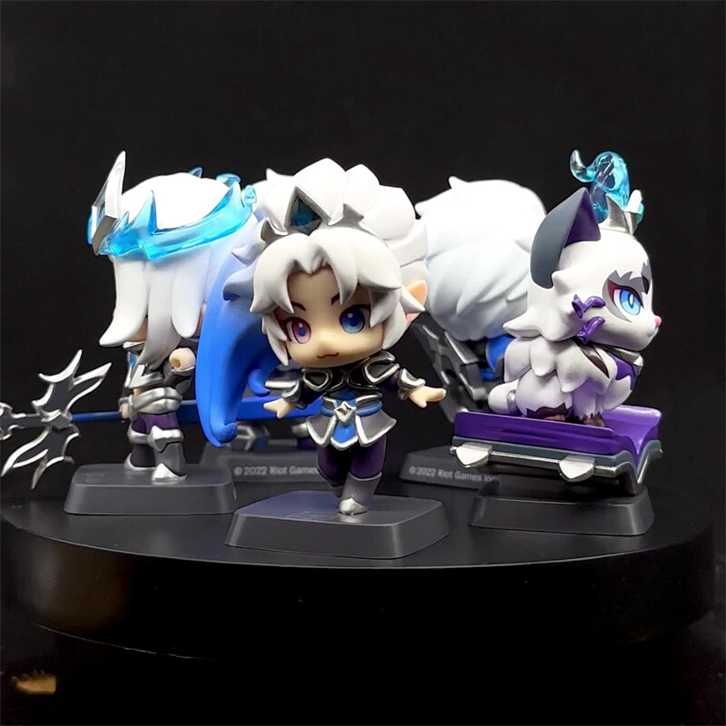 Official LOL League Of Legends EDG Yuumi Zoe Aphelios Mini Figure