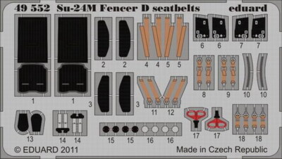 Eduard 1/48 Sukhoi Su-24M Fencer-D Seatbelt (Trumpeter) 49552