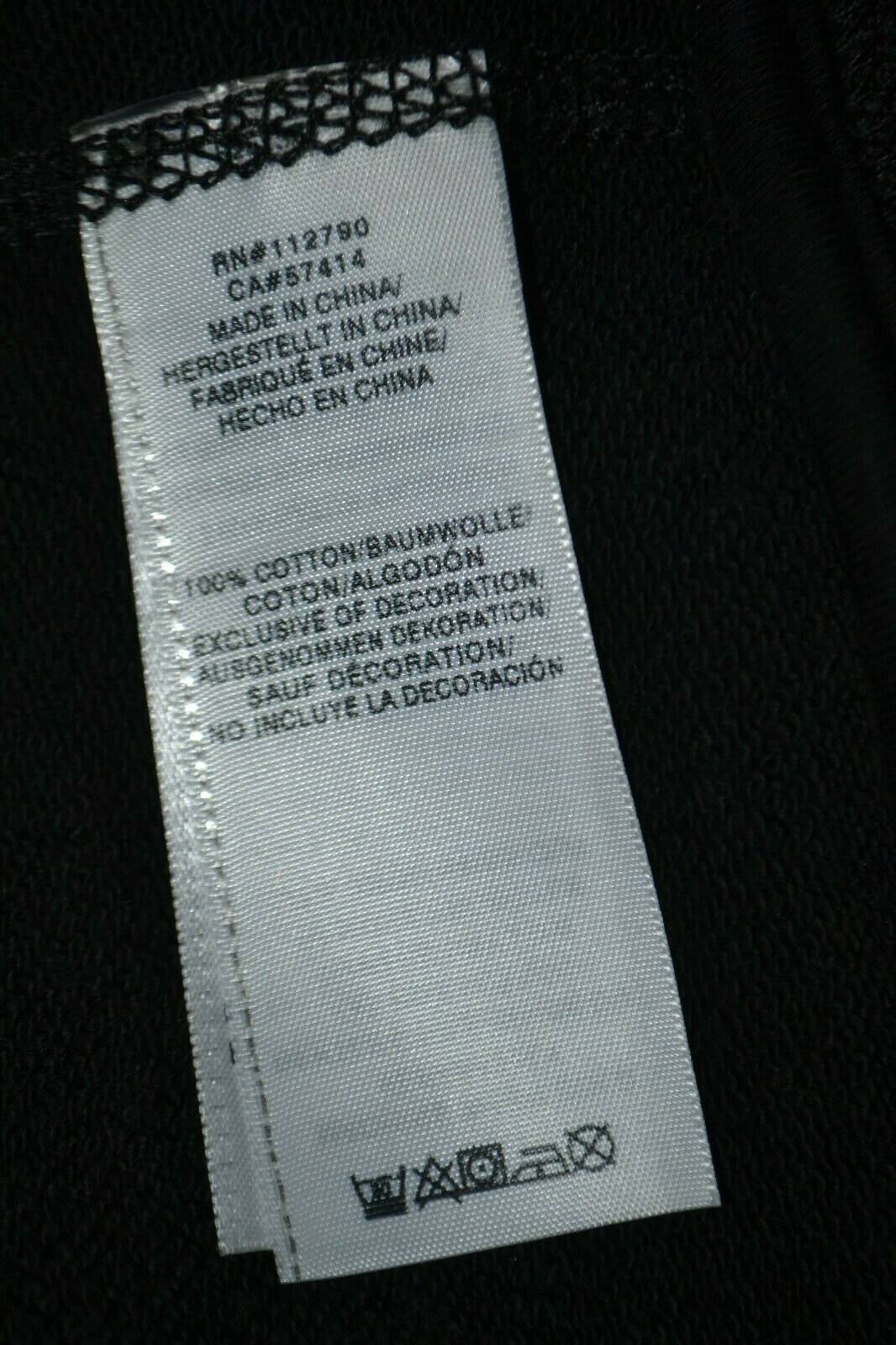 True Religion Women's Black White Snap Button Lettermans Varsity Jacket Sz S thumbnail 10