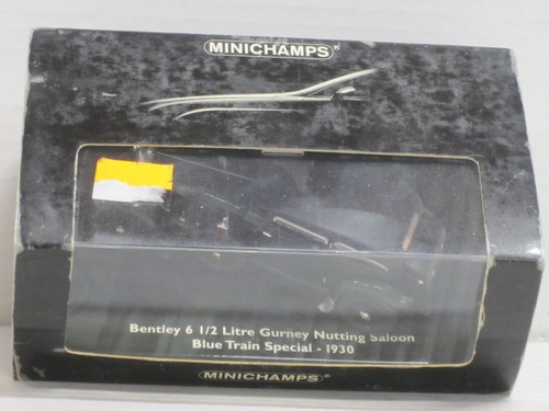 Bentley 6,5 litros Gurney Nutting Saloon en caja verde oscuro Minichamps 1:43 limit. - Imagen 6 de 6