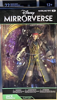 McFarlane Toys Disney Mirrorverse Captain Jack Sparrow 7'' Action Figure New Box!