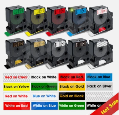 PRINTER-MALL Compatible for Dymo D1 Tape 45013 12mm Label Manager 160 280 420P