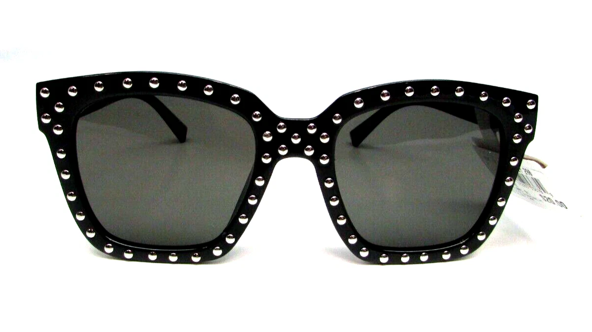 Black top studded sunglasses