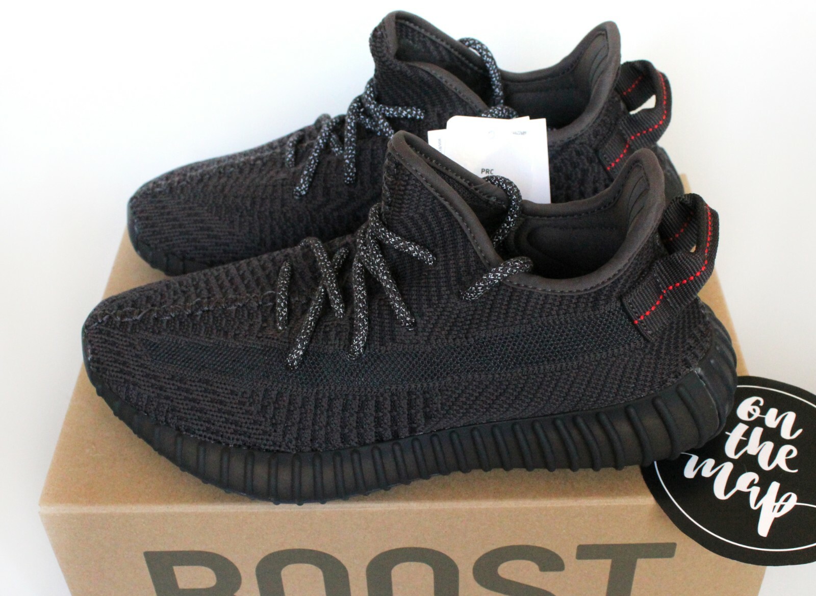 Adidas Yeezy Boost 350 V2 Triple Black Static Non UK 3 4 5 13 US New | eBay