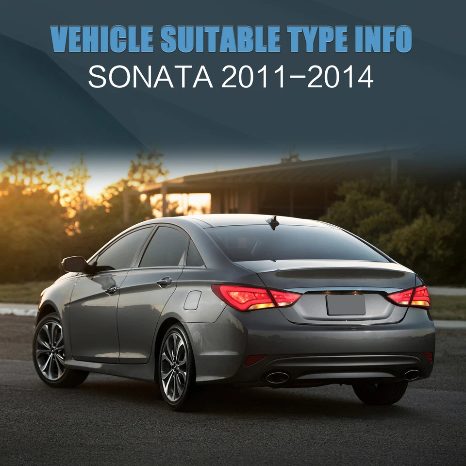 Repuesto de luces traseras de proyector LED VLAND 2 piezas para Hyundai Sonata 2011-2014 Foto 4 de 4