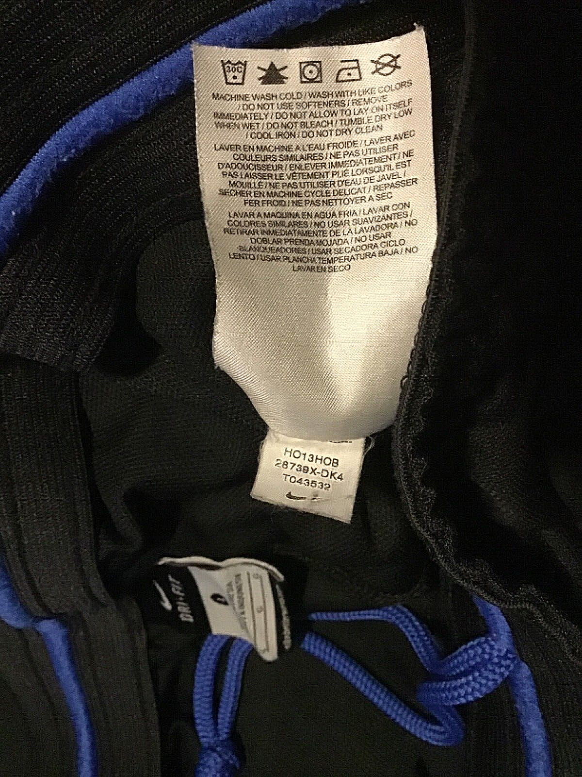 Duke Blue Devils NCAA Nike Elite Dri-Fit Black Blue Men's L 🏀 Shorts Lot of 2