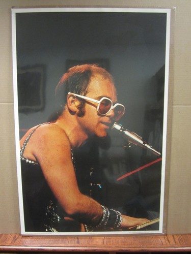 Elton John rock n roll 1975 Vintage Poster 4686