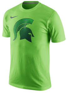 Nike Michigan State Spartans Elite Rivalry Vapor Logo Team Shirt Football Men Ebay