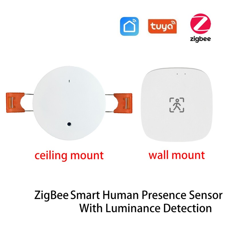 Tuya Zigbee Smart Human Presence Motion Sensor Wall Ceiling Mounted APP Control