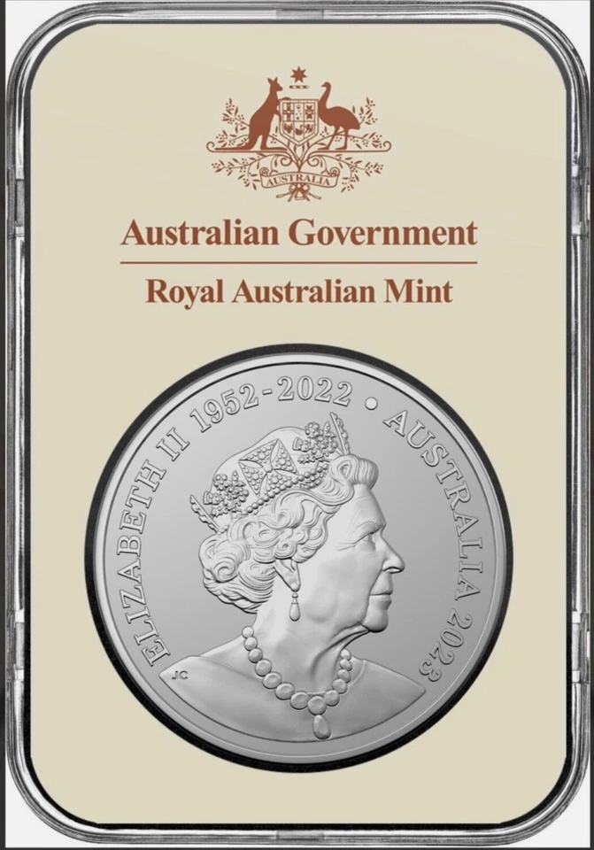 2023 $1 1oz Silver Frunc ‘C’ Mintmark Coin - Kangaroo Series 30th Anniversary - image 3 of 4