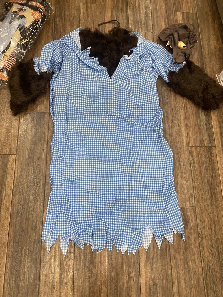 Big Bad Wolf Animal Caperucita Roja Vestido Elegante Halloween De Lujo Disfraz para Adulto Foto 2 de 4