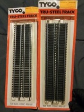 Authentic vintage Tyco Tru-steel track 9" straight track 4  417 1978.