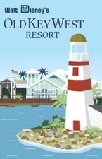 Walt Disney World Old Key West Resort DVC Disney Vacation Club Poster