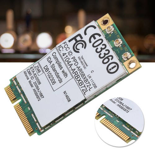 AR5BXB72 300M MiNi PCI-E Dual Band Network Card For /IBM T60/T61 42T08 Fit - Picture 3 of 7