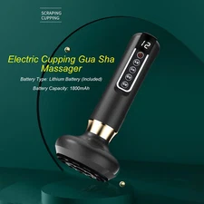Electric GuaSha Massager 12 Suction Gears Steel Balls Negative Pressure Cupp L2S