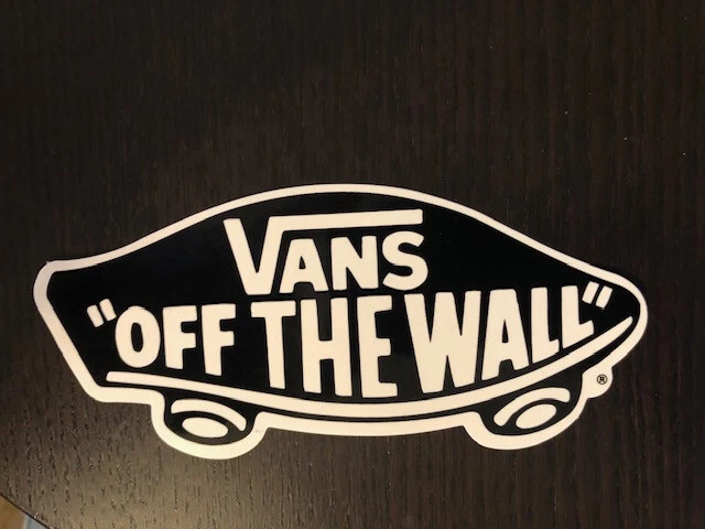VANS Off The Wall Skateboard Sticker Large 6