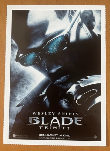 Blade: Trinity - Filmkarte Filmplakatkarte Cinema - Wesley Snipes Jessica Biel