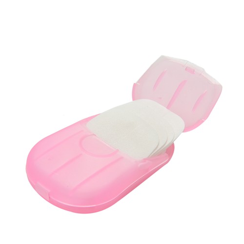 Washing Slice Sheets Hand Bath Travel Scented Foaming Box Paper Soap joJ.M2