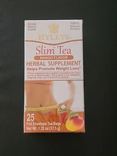 Hyleys Slim Tea MANGO FLAVOR 25 Tea Bags Herbal Supplement