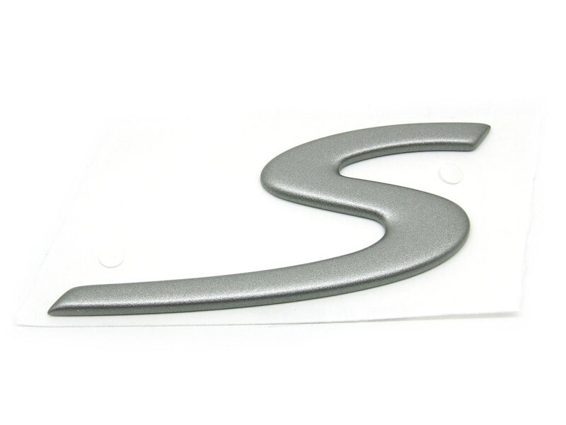 Genuine Porsche 986 Boxster Decklid Emblem 'S' Titanium 986559243009A4 ...