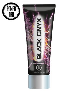 Power Tan Black Onyx HOT Tingle Sunbed Bräunungsbeschleuniger Lotion Creme 250ml