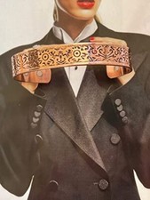 Men's 8 Inch Solid Copper Magnetic Cuff Bracelet CBM1006- 1/2 an inch wide.