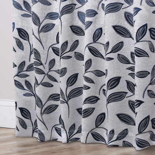 Leaves Washable Room Darkening 52" Back Tabs Blackout Curtains, Set of 2 - Picture 129 of 156