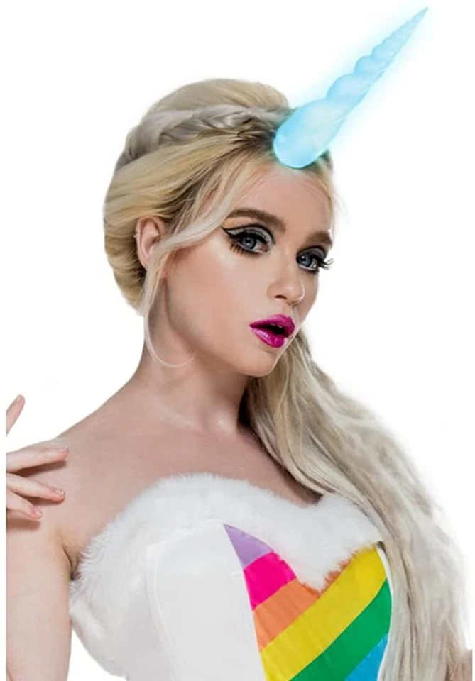 Melonhopper 270928 Womens Rainbow Rider Unicorn Costume Size Large - Image 2 of 2