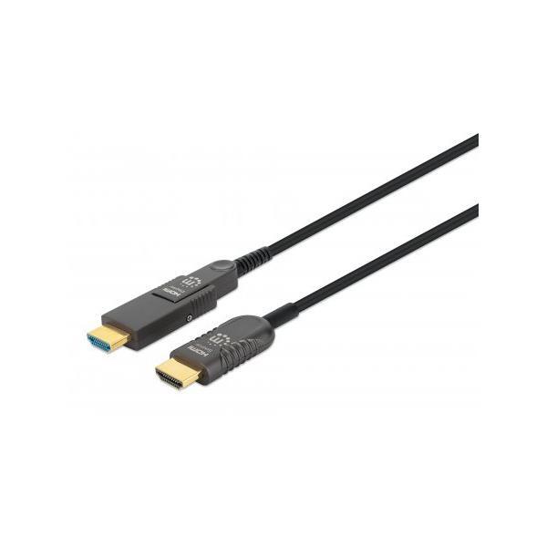 Manhattan 355520 cavo HDMI 30 m HDMI tipo A [Standard] HDMI tipo D [Micro] Nero