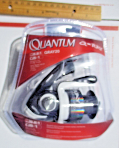 NEW QUANTUM Q-RAY20 SPINNING FISHING REEL 6BB FOR ROD WHITE BLACK 5.2:1 - Picture 2 of 4
