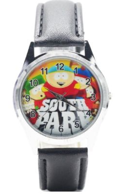 South Park Characters TV Show Genuine Leather Band Wrist Watch