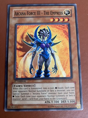 YuGiOh Arcana Force III - Die Kaiserin LODT-EN010 - 1. Auflage gemeinsame Sammelkarten-Karte