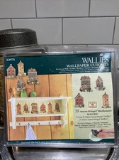 25 Susan Winget Birdhouses WALLIES Wallpaper Cutouts Decorations  NEW