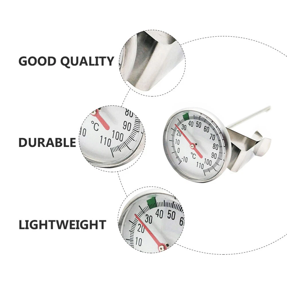 Milk Frother Temperature Gauge Instant- Read Food Thermometer Milk Frother Temperature Gauge Instant- Read Food Thermometer