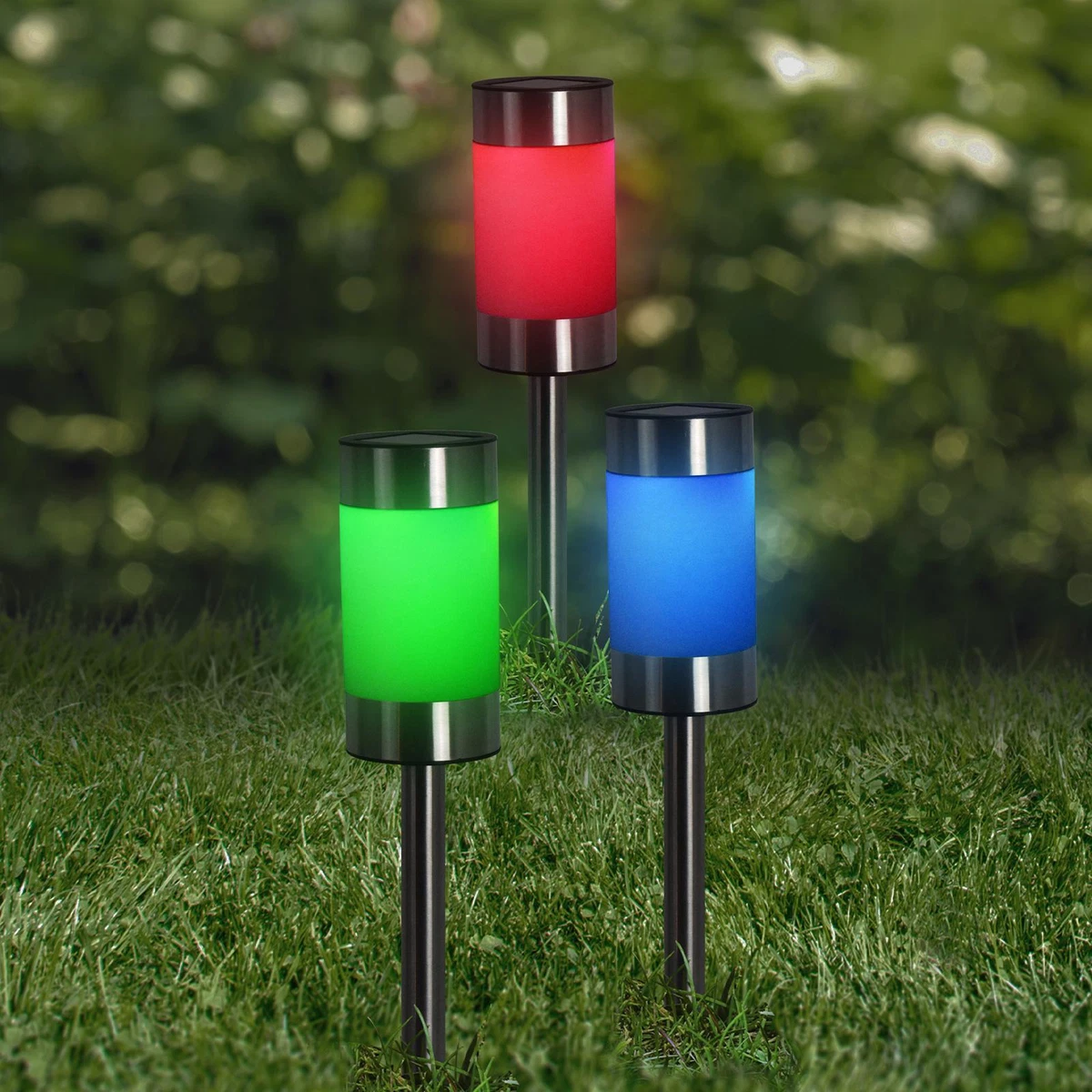 Colour changing outdoor solar cheap lights