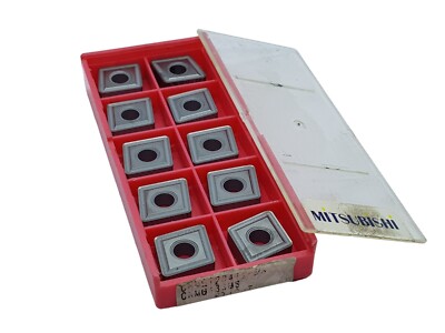 x10 Mitsubishi Hartmetallplatten CNMG120412-MS Spitzen HTi20T IS5