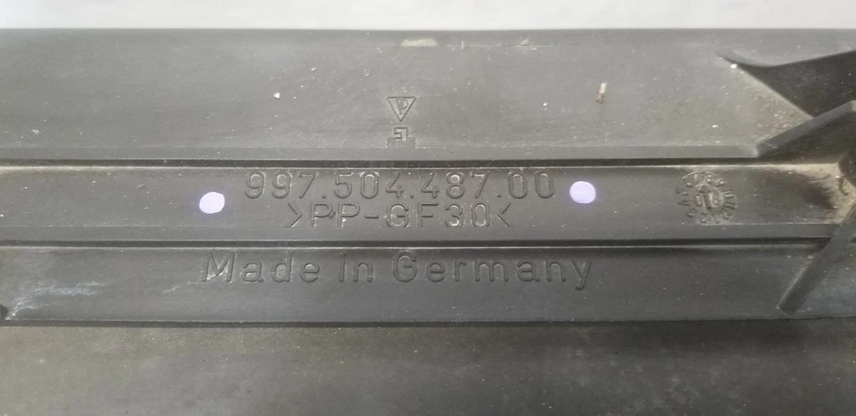 08 PORSCHE CAYMAN S 987 3.4L CENTER RADIATOR ASSEMBLY - Image 4 of 4