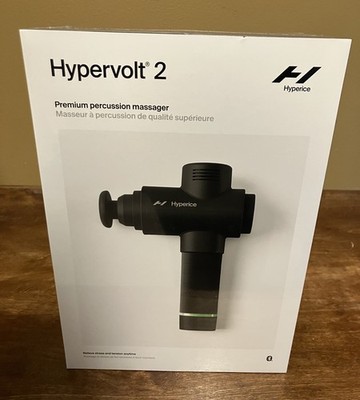 Hyperice Hypervolt 2 Premium Percussion Massage Gun (Black) Model: HV2001