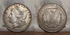 1878 P 7 Tailfeather Morgan Silver Dollar $1-