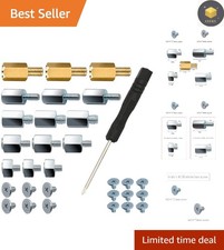 30-Piece PCIe NVMe M.2 SSD Mounting Screws Kit for ASUS  Gigabyte Motherboards