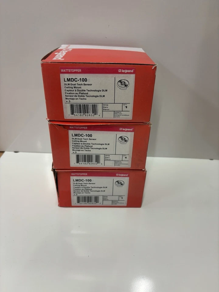Sensor digital de ocupación Wattstopper LMDC-100 tecnología dual 24 voltios - blanco Foto 2 de 2