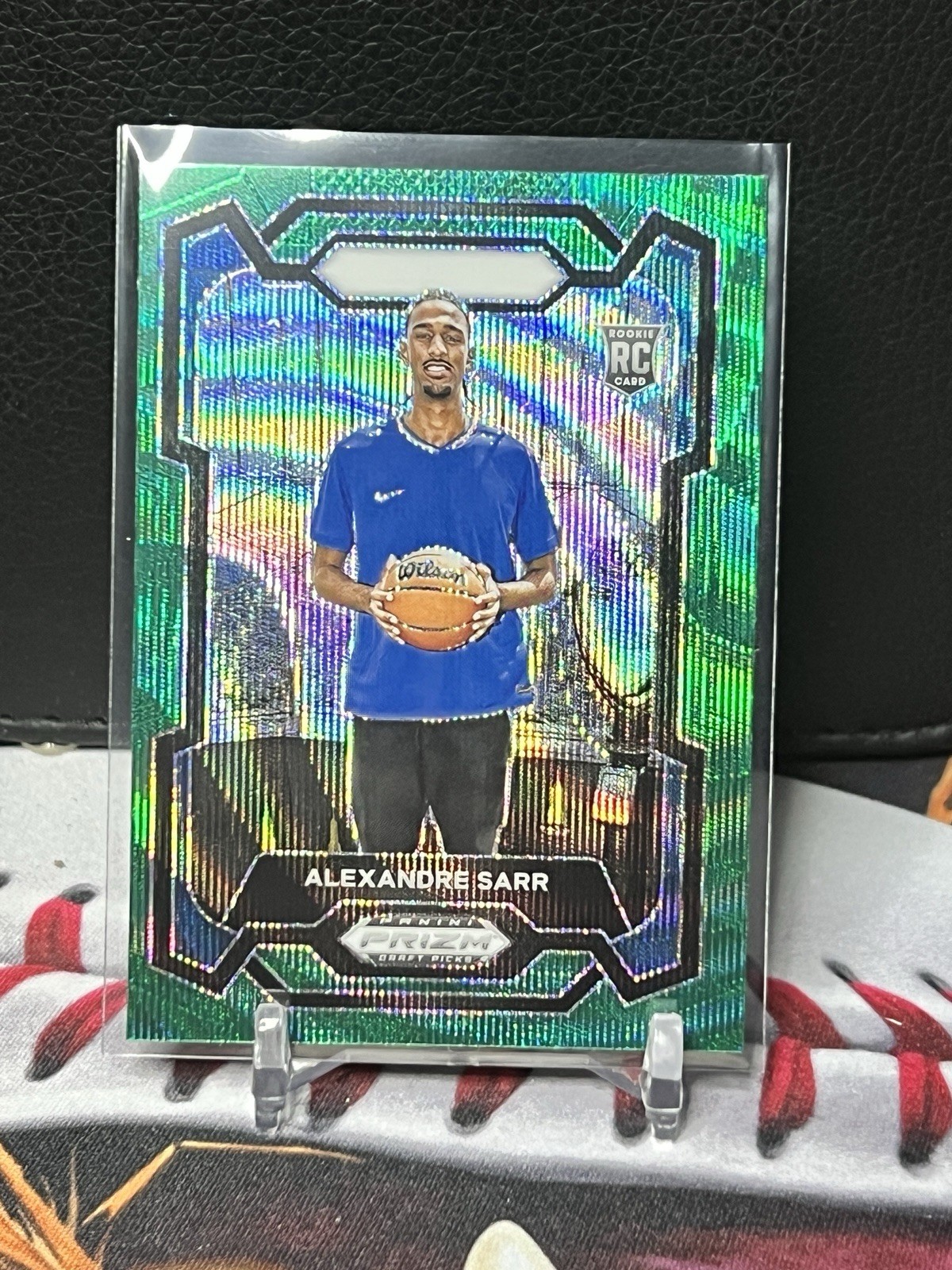 2024 Panini Prizm Draft Picks - Alexandre Sarr #52 Green Wave Prizm (RC)