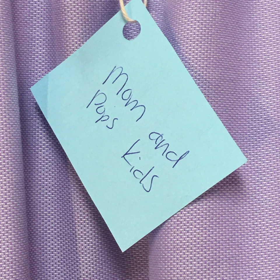 裙子女孩 8 Maxi 紫色钩针花边 100% 棉荷叶边妈妈和流行的孩子 — 第 2/4 张图片