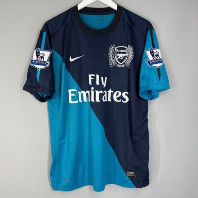 ARSENAL LONDON 2011/2012 AWAY FOOTBALL SHIRT JERSEY NIKE CENTERARY