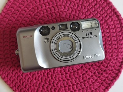 Minolta Riva Zoom 115 Multi AF Analog Kompaktkamera, Aspherical 37.5-115 mm 