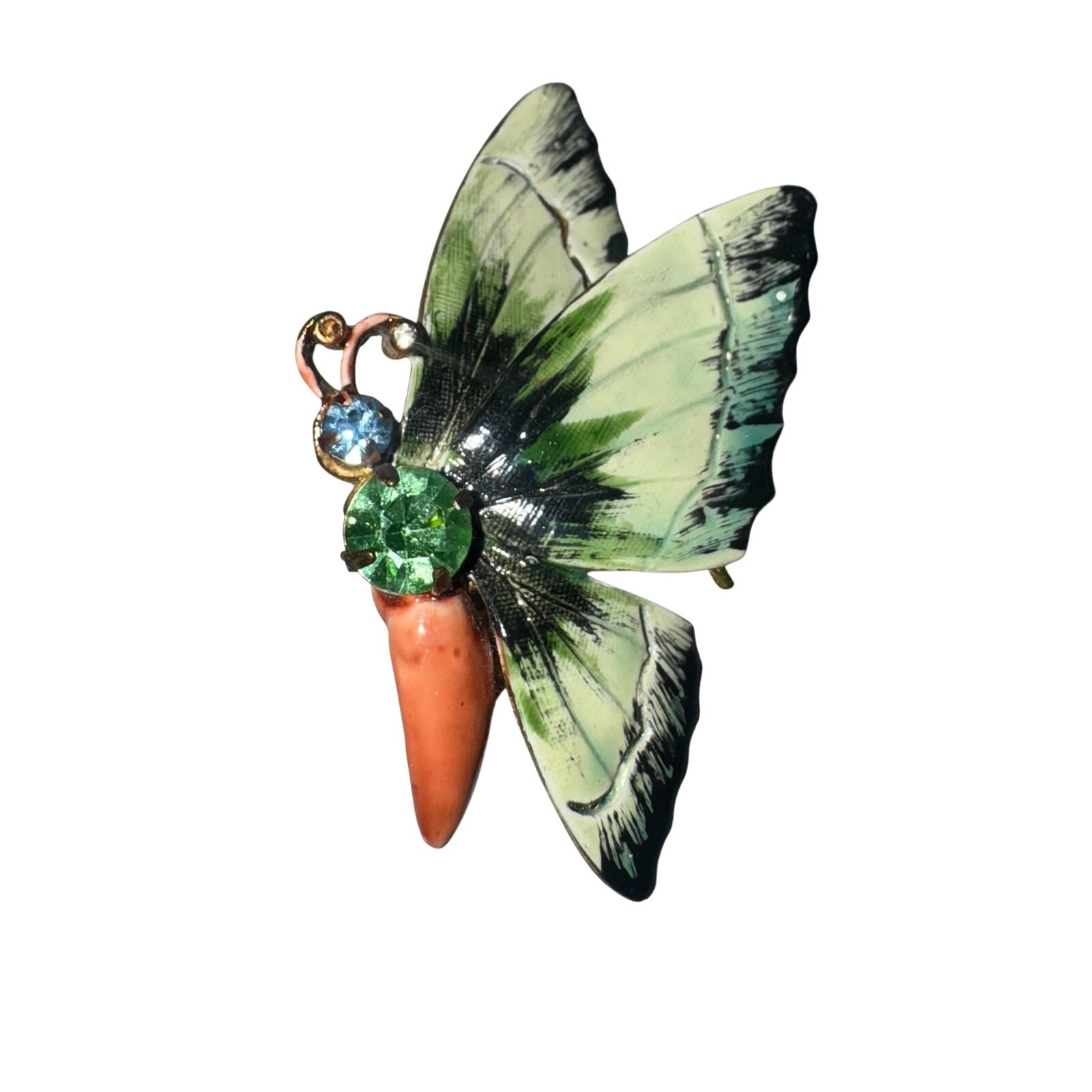 Vintage unsigned original by robert butterfly bro… - image 2